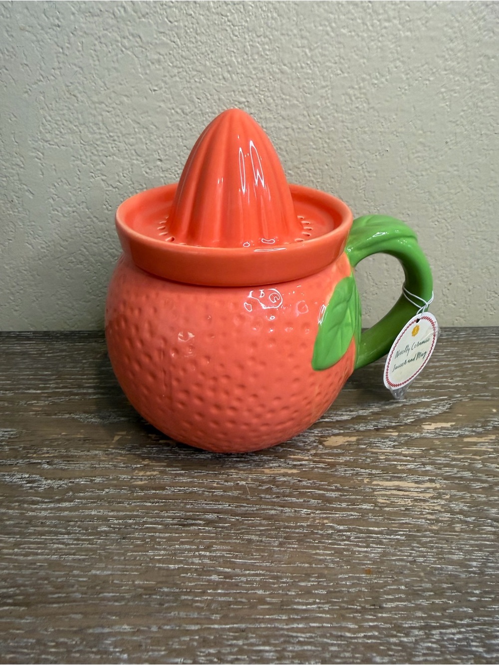 Target Bullseye's Playground Novelty Ceramic Juicer and Mug Grapefruit(NEW)
